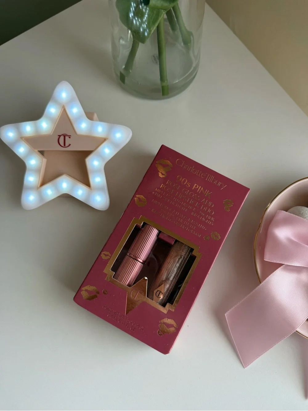 Charlotte Tilbury lipstick and gloss set